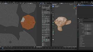 TexTools blender UV Layout Align Faces Rectify 面を四角にする [upl. by Aissak]