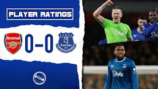 Pickford Fantastic Again Mangala Keeps Getting Better  Arsenal 00 Everton  Player Ratings [upl. by Rohpotsirhc]