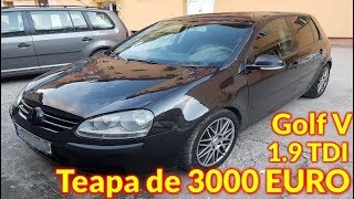 Teapa de 3500 euro cu un Golf 5 de la samsar din Hunedoara [upl. by Peugia]