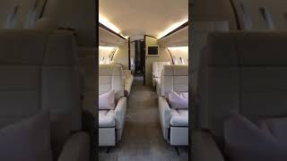 🛩 Bombardier Global Express Interior Tour [upl. by Esiuqram]