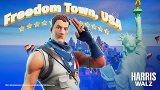 OFFICIAL TRAILER Introducing the HarrisWalz Fortnite Map  Kamala Harris x Fortnite [upl. by Gievlos251]