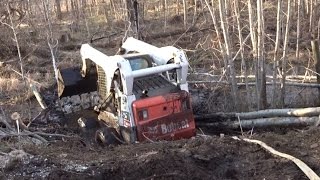 Cummins Power  Welding Rig vs 8000lbs Bobcat s250 Skidsteer [upl. by Ygief]