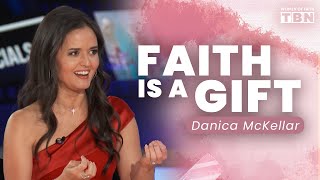 Danica McKellar The Holy Spirit Gives the Gift of Faith  Women of Faith on TBN [upl. by Ridinger]