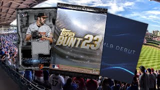 MLB Debut 23  Topps BUNT MLB Baseball Card Trader Pack Opening [upl. by Watanabe]