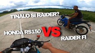 Honda rs150 tinalo si Suzuki Raider fi [upl. by Hackney]