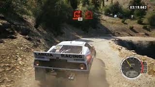 EA WRC Greece Amfissa Lancia 037 Evo 618422 1 Rank [upl. by Seward]