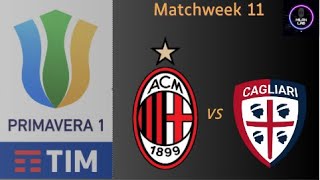 AC Milan vs Cagliari Calcio  Primavera 1  LIVE [upl. by Matlick]