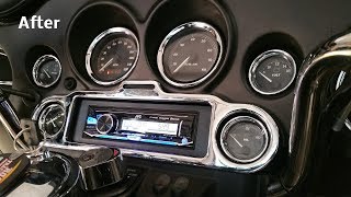 Harley 6 Speaker Stereo  Amp Install Complete and Detailed  All under 750 [upl. by Hnad915]