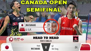 SF Canada Open  Koki WatanabeJPN vs Li Shi FengCHN [upl. by Adoc]