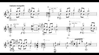 Isaac Albéniz  Asturias Leyenda for Guitar Score video [upl. by Osrit415]