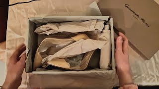 asmr Gianvitto Rossi unboxing only little talking tapping papernoises and more [upl. by Maddi]