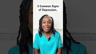 Spotting Depression3 Common Signs You Shouldnt Ignoredepressionsymptomssignsofdepressionshorts [upl. by Nahgeem]