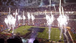 Super Bowl XLVIII 48 intro to the Pepsi Halftime Show with Bruno Mars [upl. by Eimmij371]