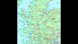 map of Scotland [upl. by Ahsatan]