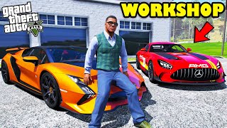 Franklin Bought Ultra Luxury And Most Expensive Supercars In His Workshop GTA 5 [upl. by Aihsia]