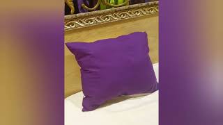 How To Sew A Zippered Cushion Cover for Beginners Easy DIY [upl. by Ettenad]