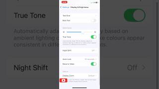 True Tone is now working after ios 181 beta 6 updatepopulartrendingiosbetaiphoneshortslatest [upl. by Abraham]