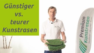 Günstiger vs teurer Kunstrasen – Qualitätsmerkmale von Kunstrasen [upl. by Berkeley927]