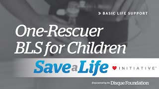 4a OneRescuer BLS for Children 2023 [upl. by Ahsatak]