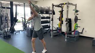 SingleArm overhead banded tricep extension double band [upl. by Rasec]