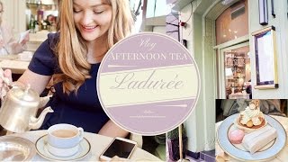 Afternoon tea at Ladurée Dublin Vlog Dainty diaries [upl. by Briney909]