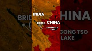 China completes its bridge over Pangong Tso giving a strategic advantage ladakh news kashmir [upl. by Leumhs]