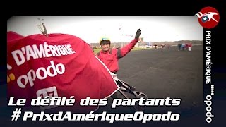 Le défilé des partants  Prix dAmérique Opodo 2017 [upl. by Atsahc91]