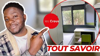 TOUT SAVOIR SUR LES LOGEMENTS ETUDIANTS DU CROUS EN 2024  visite studios de 9m2 avnts et incnvts [upl. by Jillie]