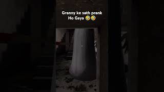 Granny ke sath prank Ho Gaya 🤣🤣granny sortvideo [upl. by Anaerdna9]