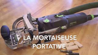 La Mortaiseuse portative Festool Domino DF 500 [upl. by Laikeze]