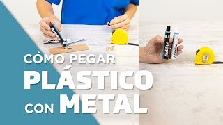 Cómo pegar plástico con metal [upl. by Camilia]