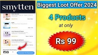 Smytten 4 Product Rs 99 ll smytten coupon code l smytten coupon code today l nykaa coupon code 2024 [upl. by Aihsyt]