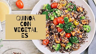 Quinoa con pollo y verduras D muy rico y saludable [upl. by Eleinad]