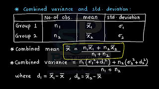 Statistics  14  Combined Mean and Variance  A Paathshala Ascension Exclusive [upl. by Rosol]