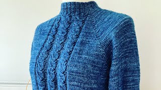 RVO Pullover mit Lacemuster stricken  denimlovepullover [upl. by Lareneg680]