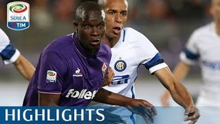 Fiorentina  Inter 54  Highlights  Giornata 33  Serie A TIM 201617 [upl. by Barri]