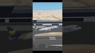 Thomas Cook a321 takeoff from dubai infiniteflight youtubeshorts shorts [upl. by Nimocks]