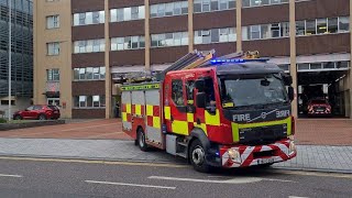 MOBILISE MOBILISE Cork City Fire Brigade  CO11A2 Volvo FLL WrL  Turn out from Anglesea Street FS [upl. by Ettevad]