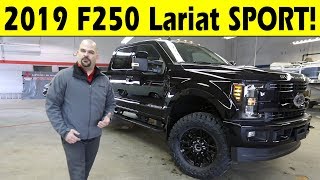 2019 Ford F250 Lariat Sport Exterior amp Interior Walkaround [upl. by Oiracam]