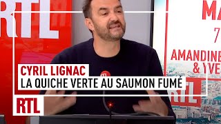 Cyril Lignac  la quiche verte au saumon fumé [upl. by Aissila]