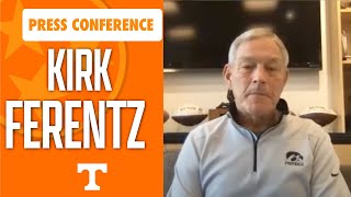 Tennessee Football Iowa head coach Kirk Ferentz CheezIt Citrus Bowl Opening Press Conference [upl. by Ylra882]