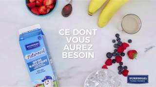 Boisson frappée protéinée aux petits fruits [upl. by Trebliw]