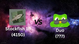 Duo VS Stockfish 16 [upl. by Aleka]