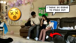 I PASSED OUT Prank On my Boyfriend funny [upl. by Martijn811]