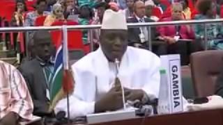 President Jammehs Intervention during AU Summit in Malabo [upl. by Roid]