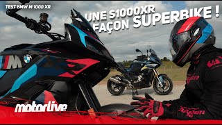 BMW M 1000 XR 201 chevaux   TEST MOTORLIVE [upl. by Cohberg]