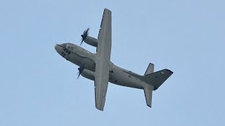 Alenia C27J Spartan Italian Air Force flying Display Volkel 2019 AirShow [upl. by Jaworski]