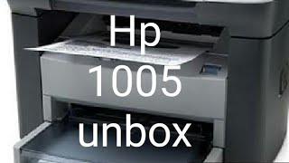 HP laserjet M1005 printer unboxing [upl. by Zeuqirdor]