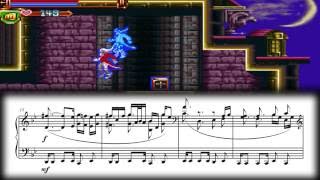 Castlevania Harmony of Dissonance  Clock Tower Casualty Piano Sheet Music [upl. by Waynant]