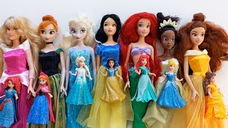 Disney Princess Doll Makeover  DIY Miniature Ideas for Barbie  Wig Dress Faceup and More DIY [upl. by Nidia]